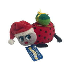 Kurt Adler Christmas Humm Bug - We Wish You a Merry Xmas - Ladybug